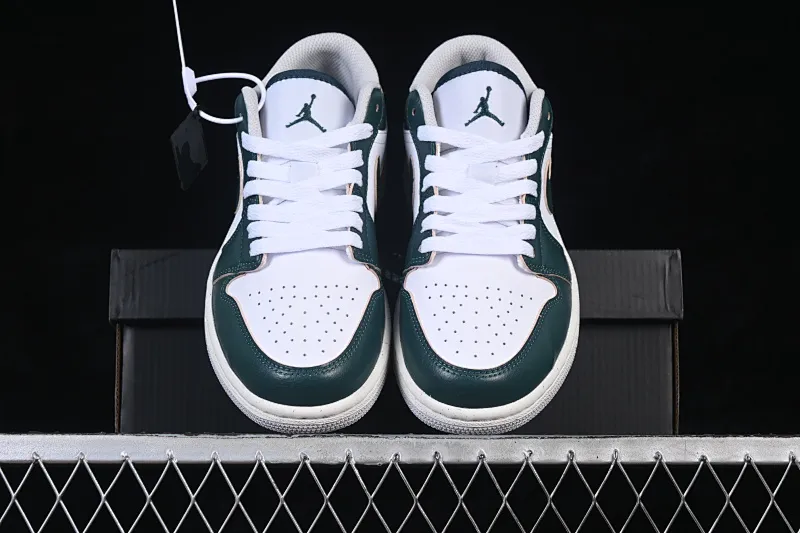 All categories Air Jordan Jordan series basketball shoes Air Jordan 1 Low Air Jordan 1 Low AJ1 Joe 1 white and green low-top cultural and casual sneakers FQ7687-300